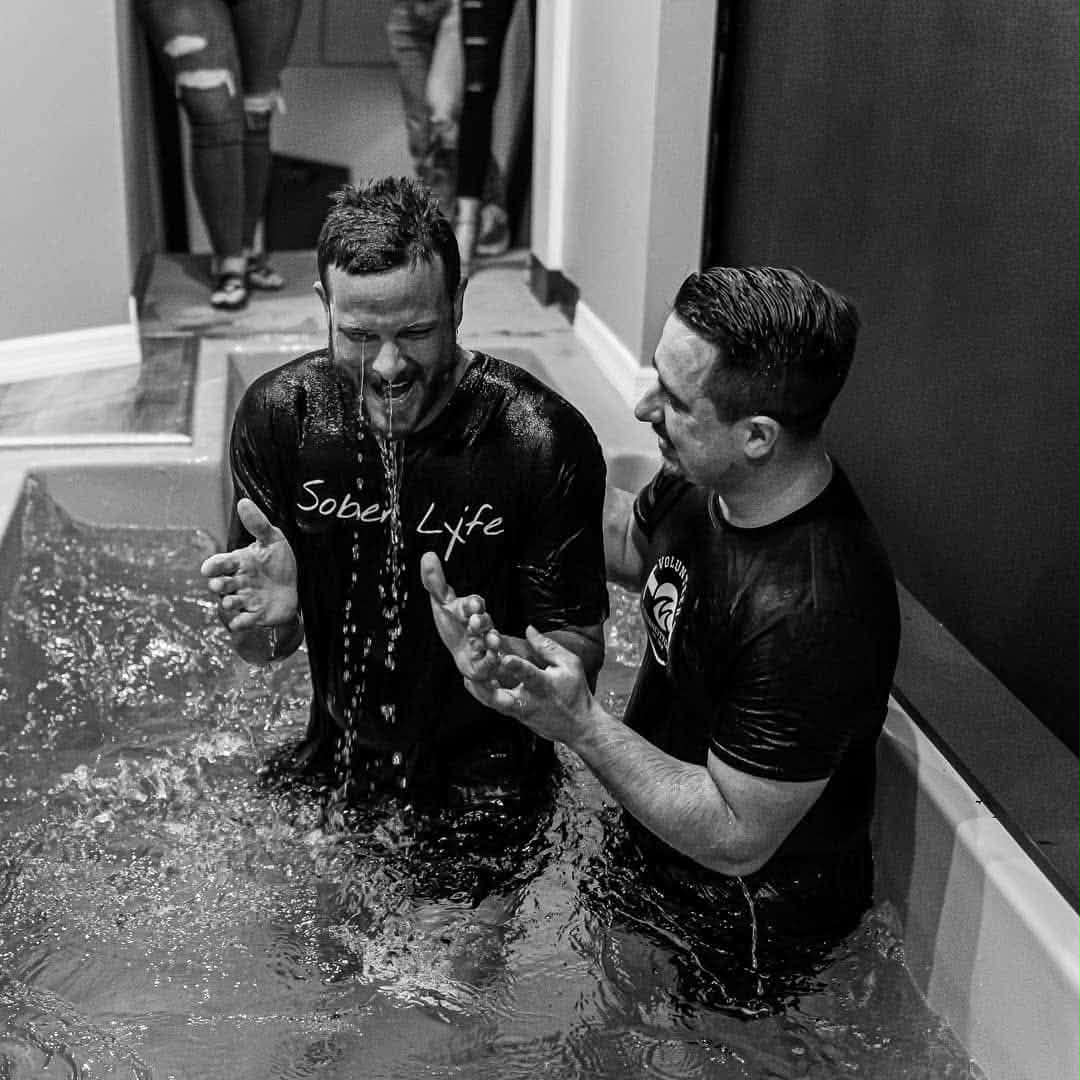 Matthew's baptism in 2020